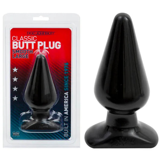 Classic Butt Plug -  15.3 cm (6'') Large Smooth Butt Plug