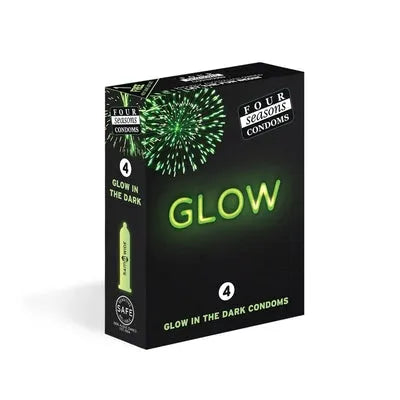 Four Seasons Glow N Dark Condoms 4 Pack - Take A Peek