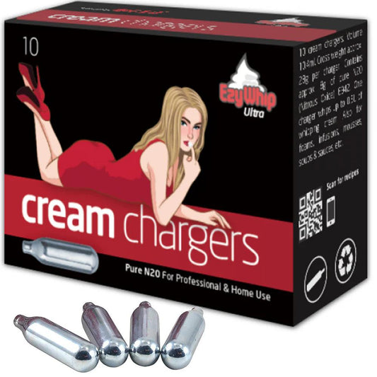 Ezywhip Ultra Cream 8g N2O Chargers 10 Pc - Take A Peek