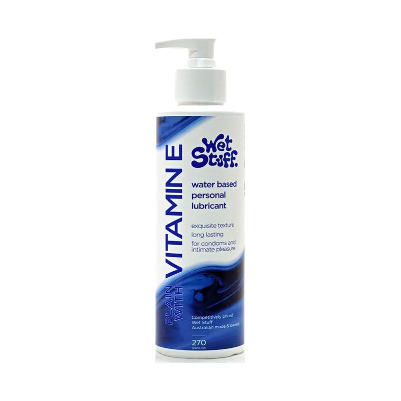 Wet Stuff Plain with Vitamin E Pump 270g - Take A Peek