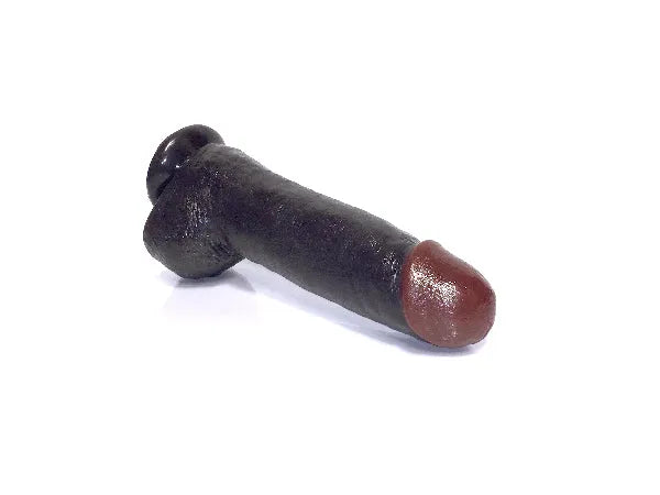 Dildo Black Balled 12in - Take A Peek