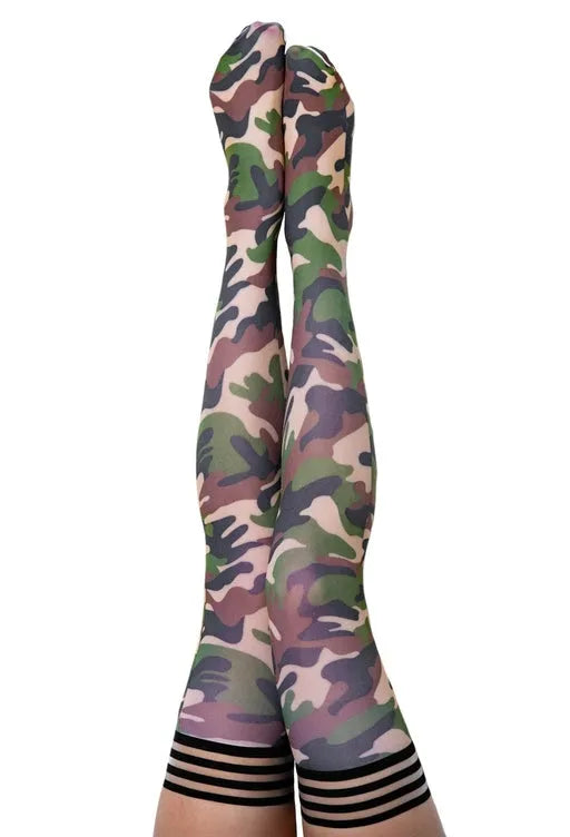 Kixies Alex - Camo Thiigh High size B - Take A Peek