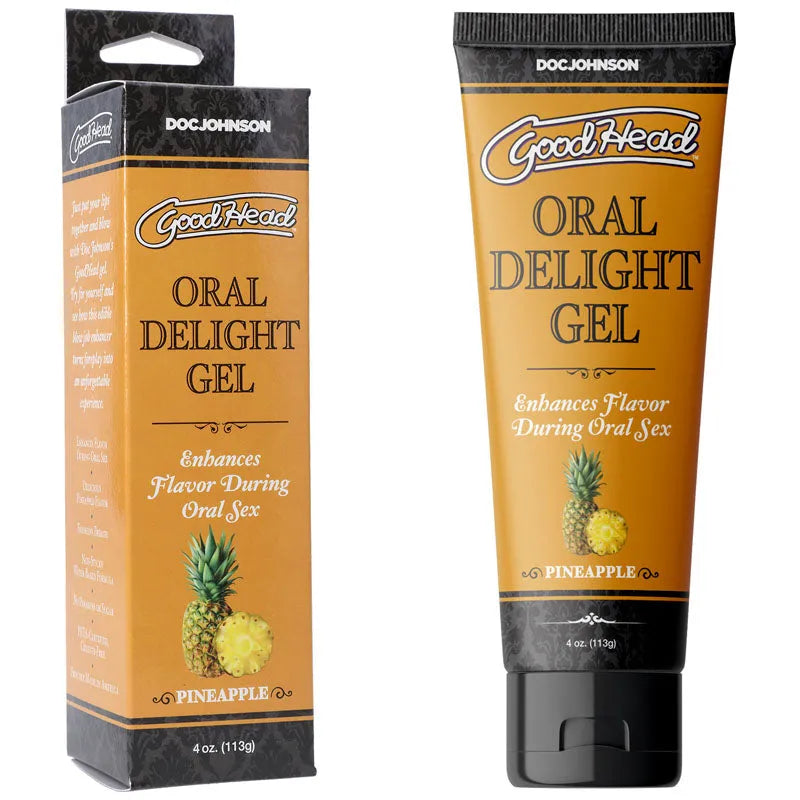 GoodHead Oral Delight Gel - Pineapple - Pineapple Flavoured Oral Gel - 120 ml Tube