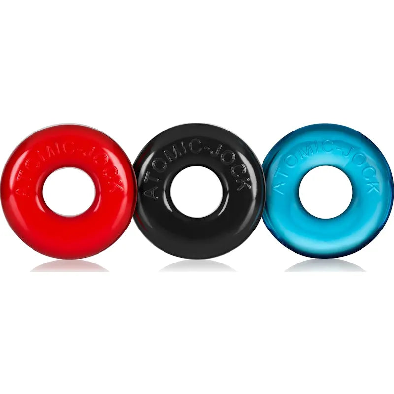 Ringer Cockring 3 Pc Multicolor