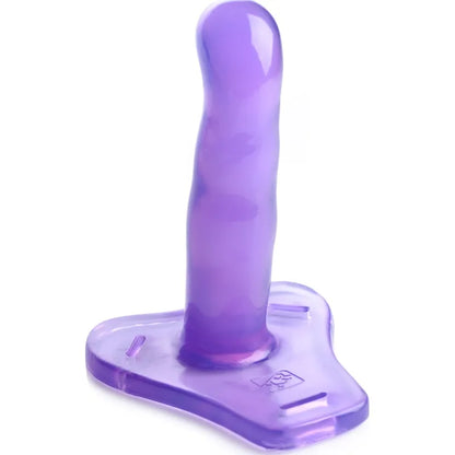 Comfort Ride Strap On Harness with Purple Dildo - Take A Peek