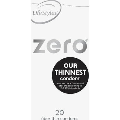 LifeStyles Zero 20 Condoms - Take A Peek