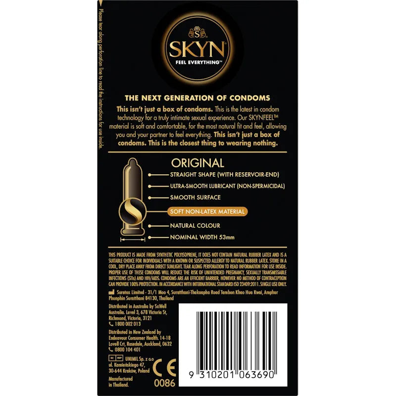 SKYN Original Condoms 10 Pc - Take A Peek