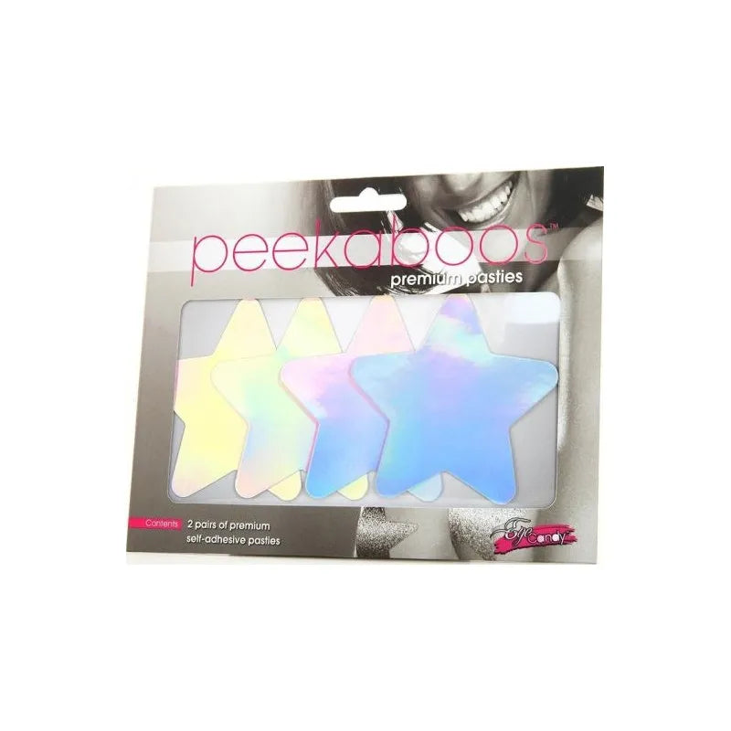 Iridescent Stars Pasties - Take A Peek