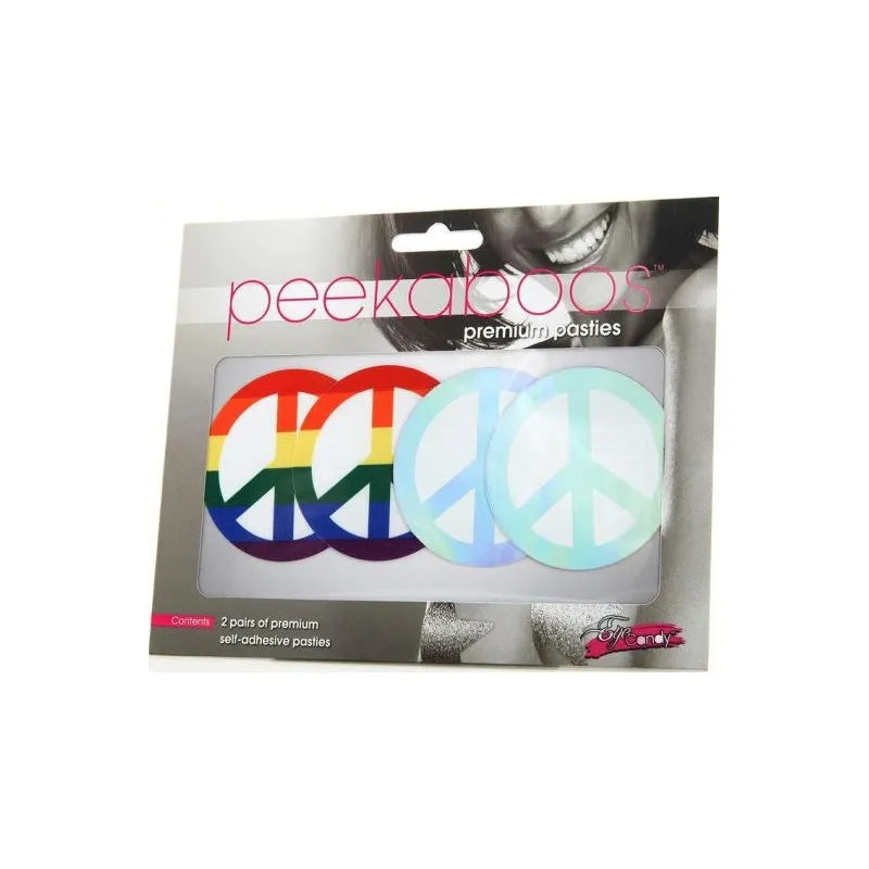 Pride Peace Sign Pasties - Take A Peek