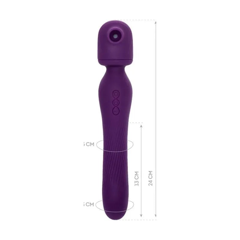 JOS Kisom 2 In 1 Wand Stimulator - Take A Peek