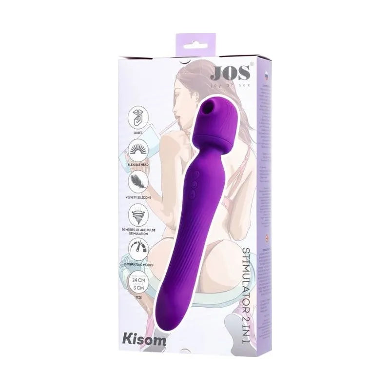 JOS Kisom 2 In 1 Wand Stimulator - Take A Peek