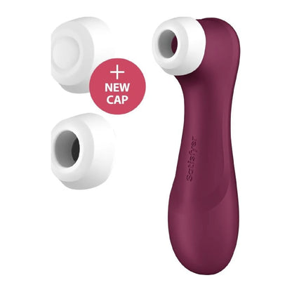 Satisfyer Pro 2 Gen 3 App Control Clitoral Stimulator Wine Red - Take A Peek