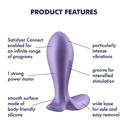 Satisfyer Intensity Plug Purple