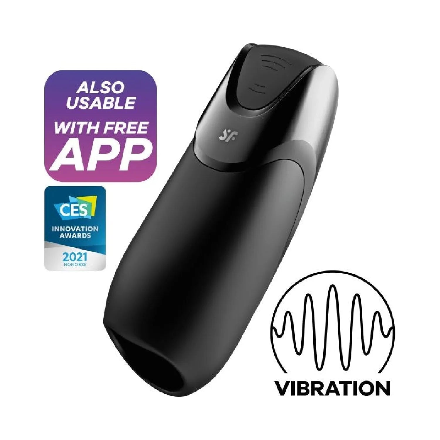 Satisfyer Men Vibration+ Black - Take A Peek