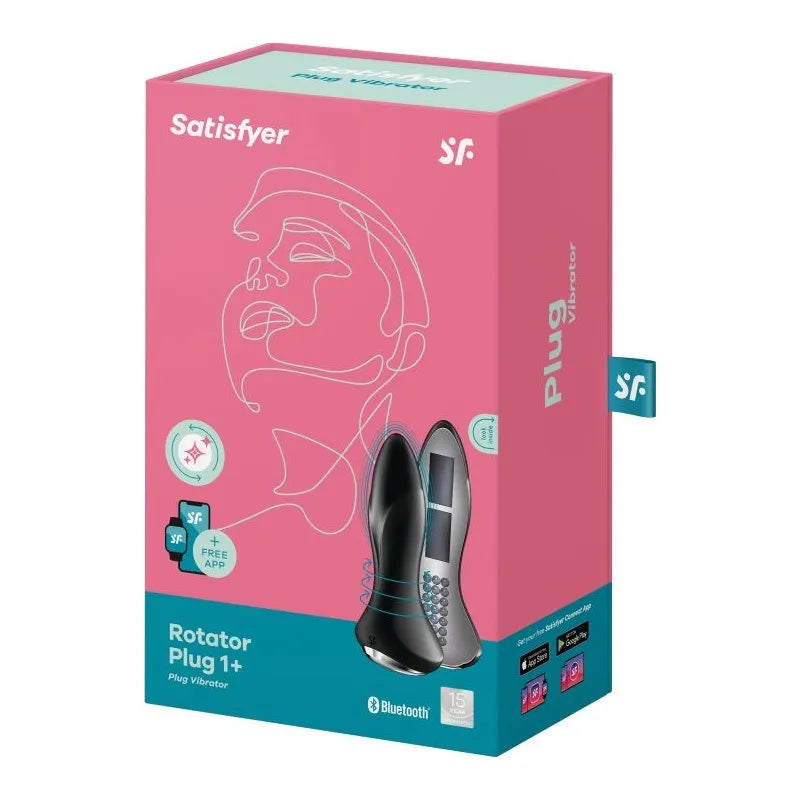 Satisfyer Rotator Plug 1+ Black