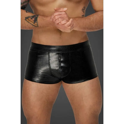 Snake Wetlook Short Shorts - Take A Peek