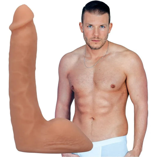 Codey Steele 8in Ultraskyn Cock w Removable Vac-U-Lock Suction Cup Vanilla - Take A Peek