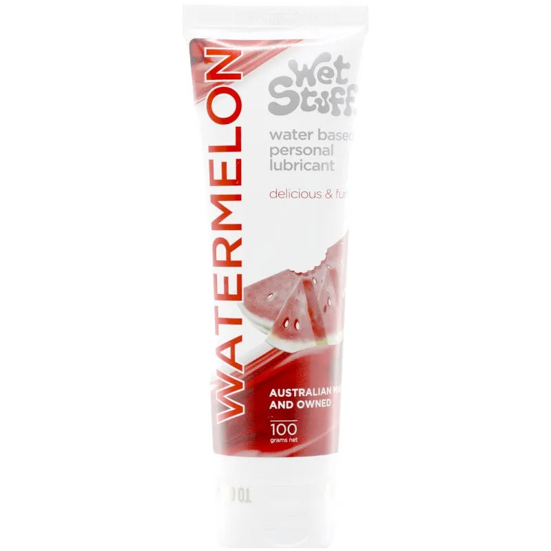 Wet Stuff Watermelon Water Based Flavoured Lubricant 100g Tube - Take A Peek