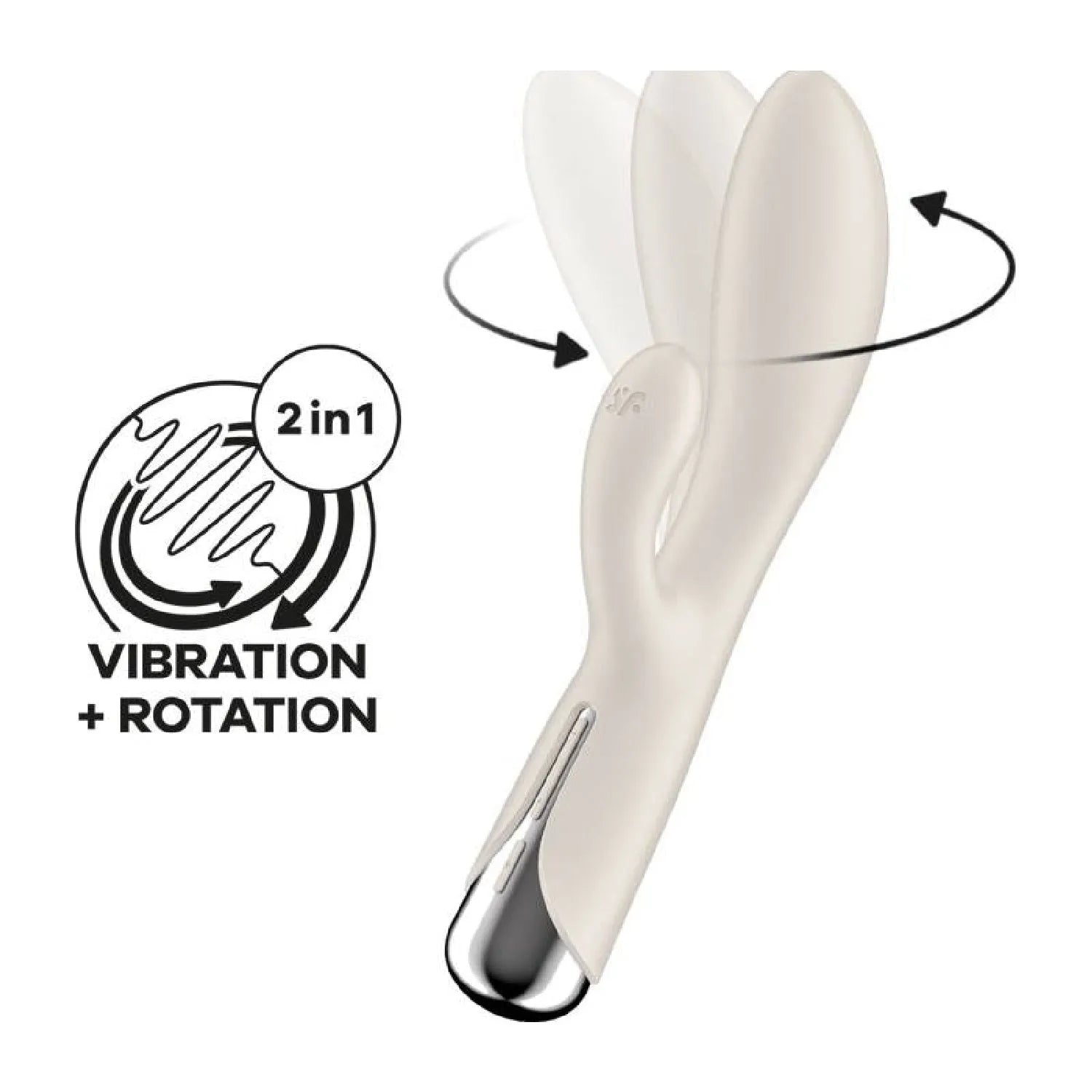 Satisfyer Spinning Rabbit 1 Beige - Take A Peek