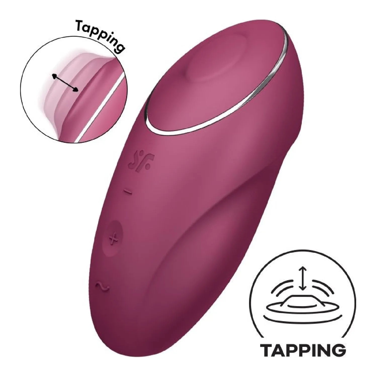 Satisfyer Tap and Climax 1 Red - Take A Peek