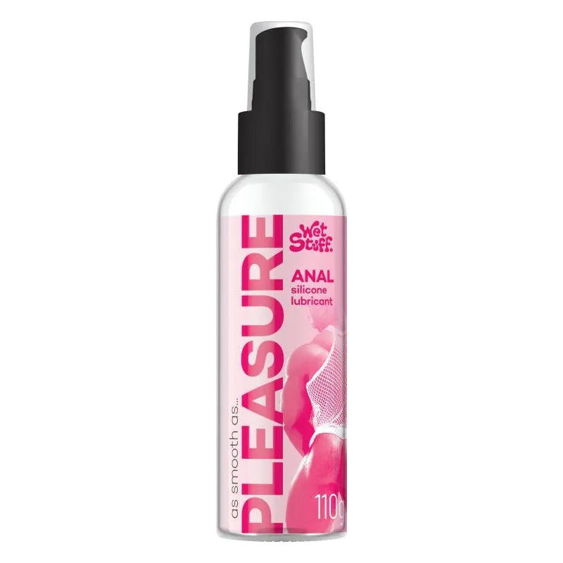 Wet Stuff Pleasure Anal Silicone Lubricant Pump Top 110g - Take A Peek