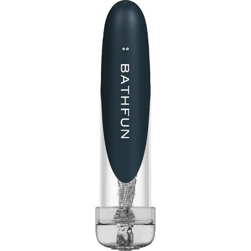 BathFun Automatic USB Waterproof Penis PumpÂ w Magic Sleeve - Take A Peek