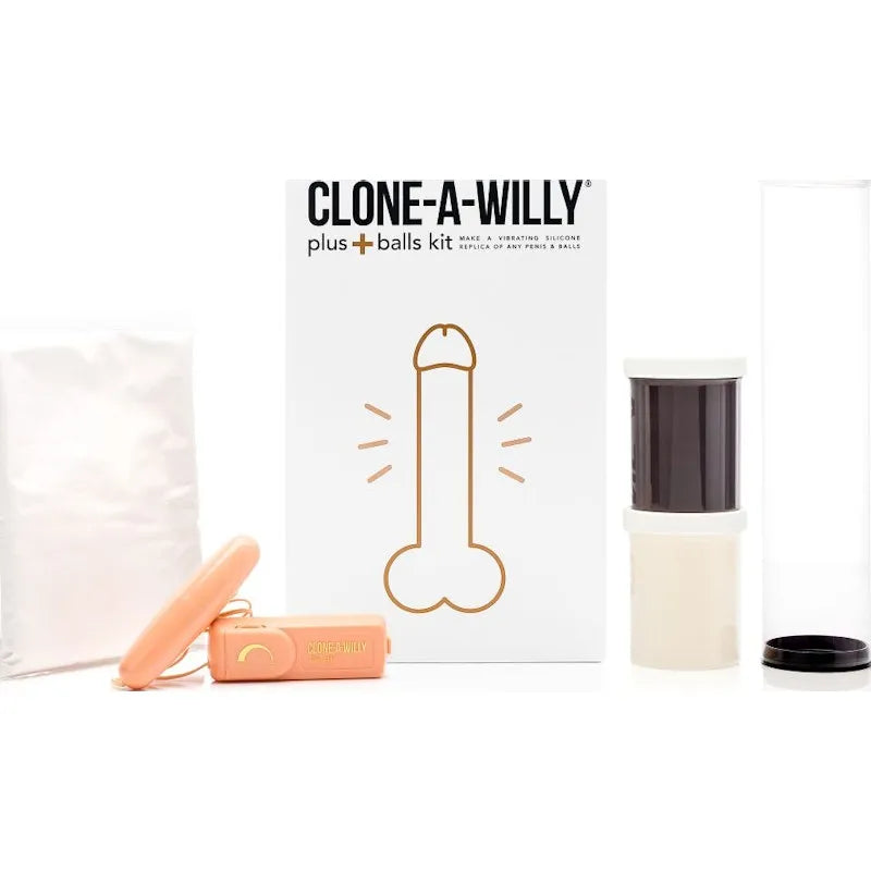 Clone a Willy Plus Balls Kit Dark Skin Tone - Take A Peek