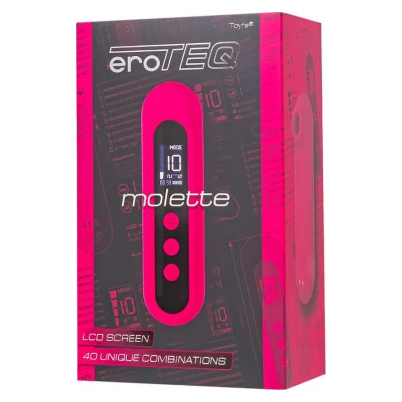 eroTeq Vacuum-Wave Clitoral Vibrator Molette Pink - Take A Peek