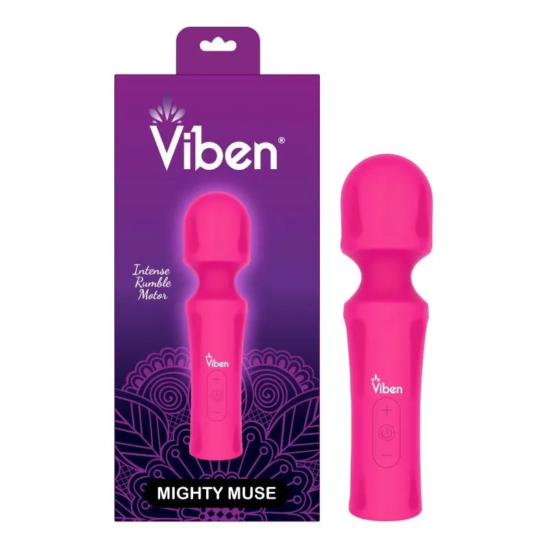 Viben Mighty Muse Massager Hot Pink - Take A Peek