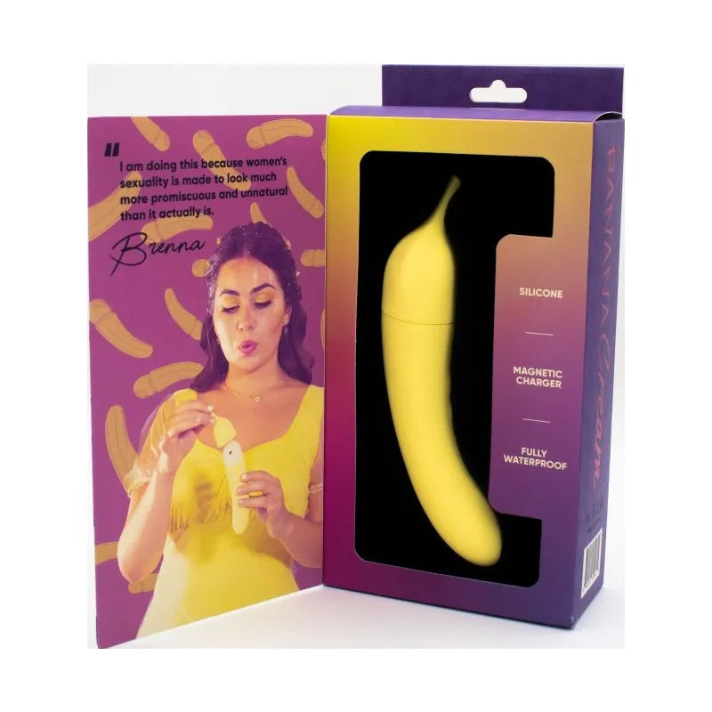 Banana Cream Air Pulse G-Spot Vibrator - Take A Peek