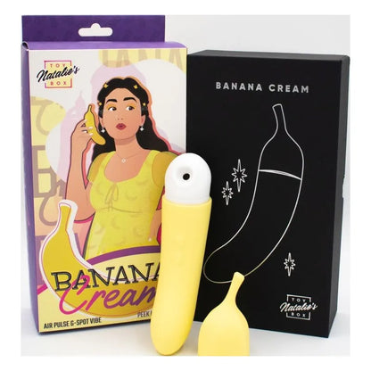 Banana Cream Air Pulse G-Spot Vibrator - Take A Peek