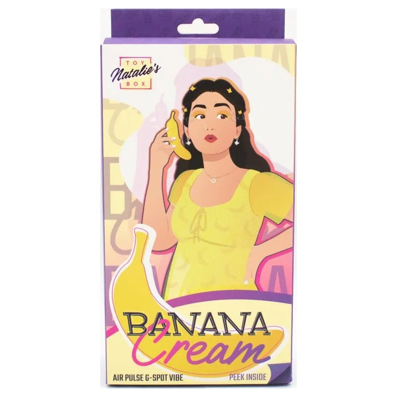 Banana Cream Air Pulse G-Spot Vibrator - Take A Peek