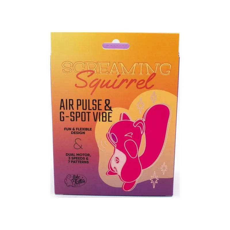 Screaming Squirrel Air Pulse & G-Spot Vibrator - Take A Peek