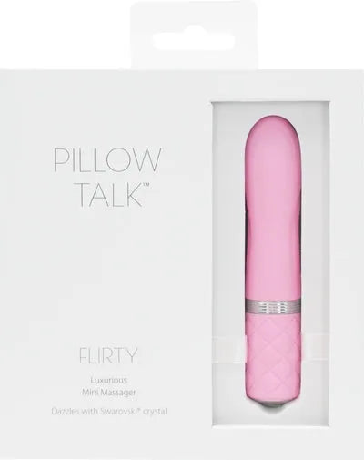 VIBRADOR COQUETO PILLOW TALK CON CRISTAL SWAROVSKI ROSA