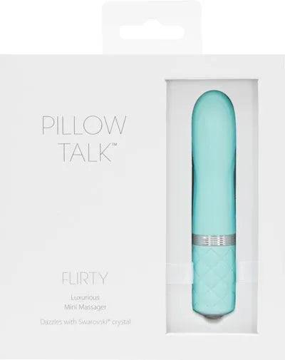 VIBRADOR COQUETO PILLOW TALK CON CRISTAL SWAROVSKI TEAL