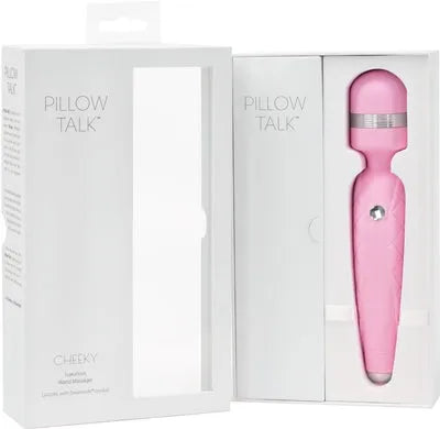 VIBRADOR CON VARITA CHEEKY DE PILLOW TALK CON CRISTAL SWAROVSKI ROSA