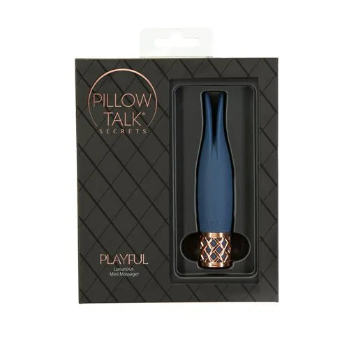 Pillow TalkÂ® Secrets - Playful - Clitoral Vibrator - Navy