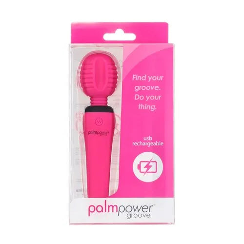 palm power groove mini wand- fuchsia