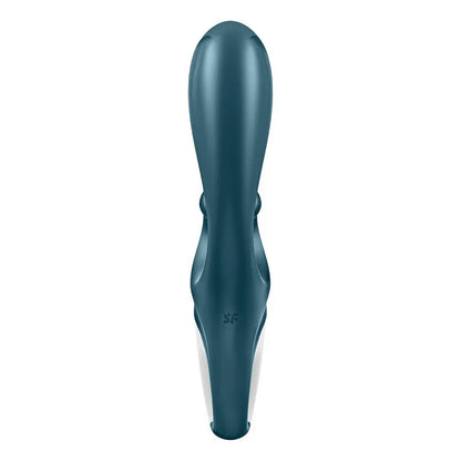 Satisfyer Hug Me - Bluegrey USB 可充电兔子振动器，带应用程序控制