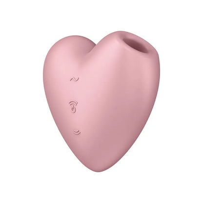 Satisfyer Cutie Heart - 轻便 - 轻便 USB 可充电空气脉动刺激器，带振动