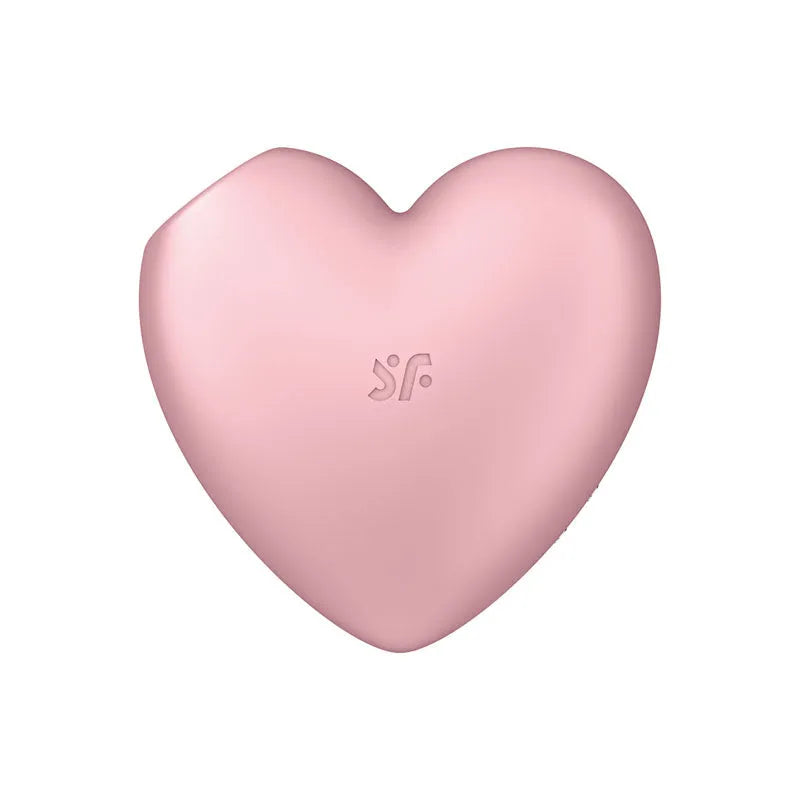 Satisfyer Cutie Heart - 轻便 - 轻便 USB 可充电空气脉动刺激器，带振动