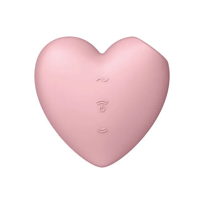 Satisfyer Cutie Heart - 轻便 - 轻便 USB 可充电空气脉动刺激器，带振动