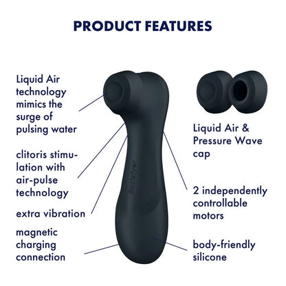 Satisfyer Pro 2 Gen 3 Clitoral Stimulator Black