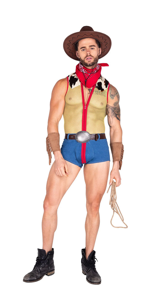 5019 - 4pc Playful Sheriff Mens Costume - Take A Peek