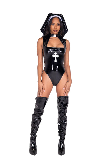 5028 - 2pc Misbeheaven Nun Costume - Take A Peek