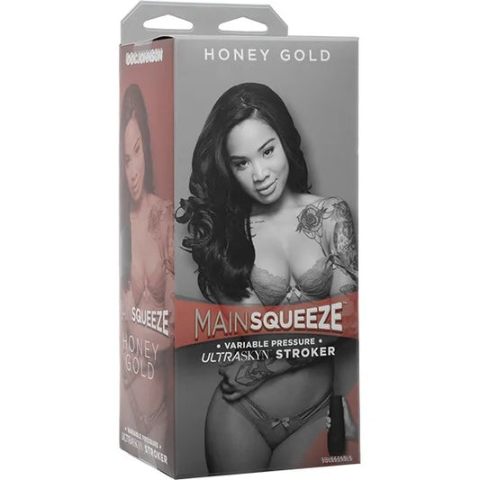 Main Squeeze Honey Gold - ULTRASKYN Stroker - Pussy - Take A Peek