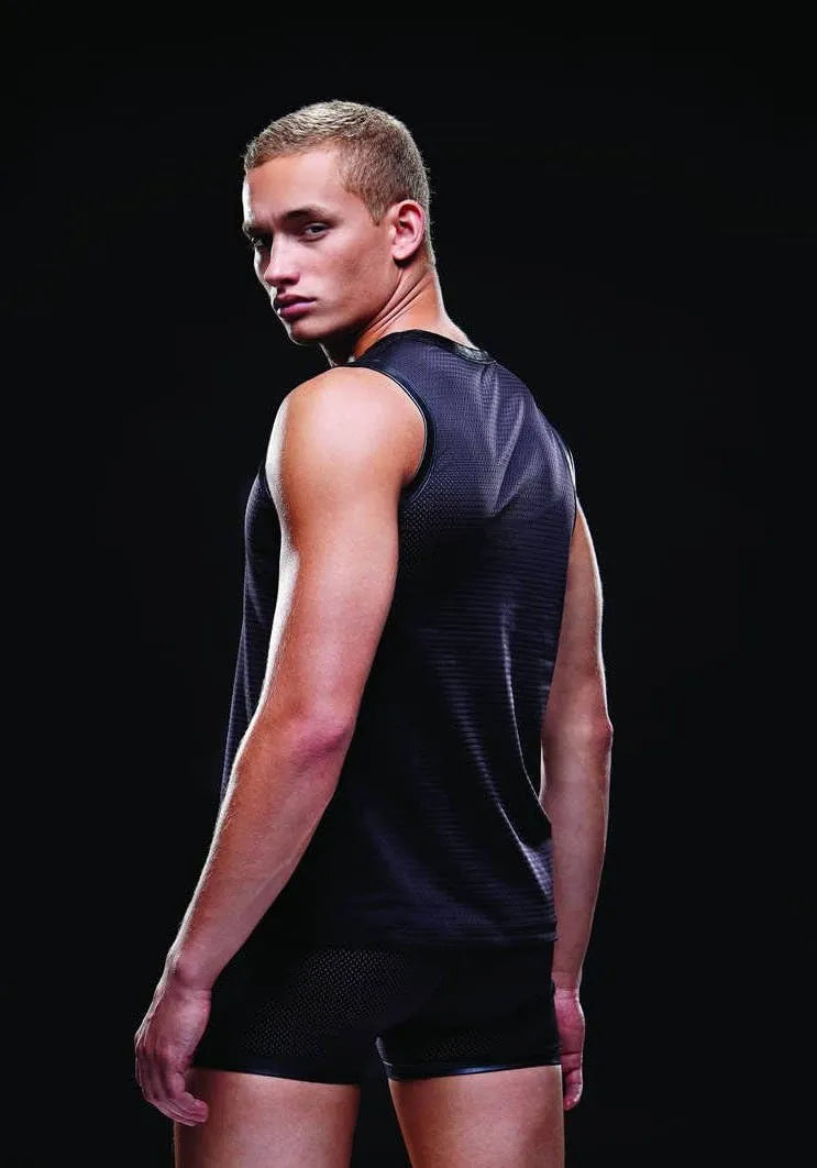 Envy Mens Wear – Athletic Tank Top Black - Take A Peek