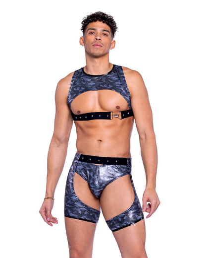 6524 - Shimmer Camouflage Chaps - Take A Peek