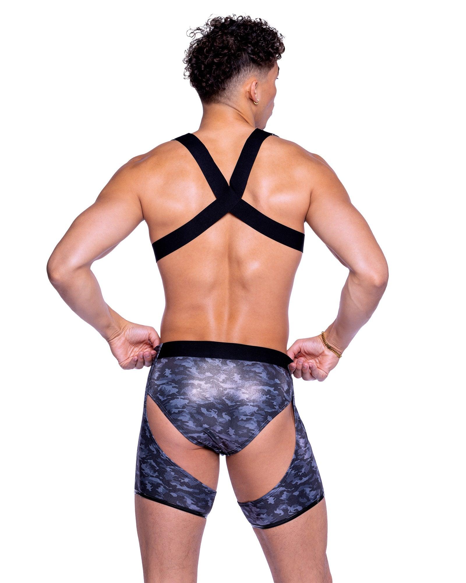 6524 - Shimmer Camouflage Chaps - Take A Peek