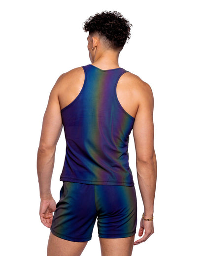 6537 - Reflective Tank Top - Take A Peek